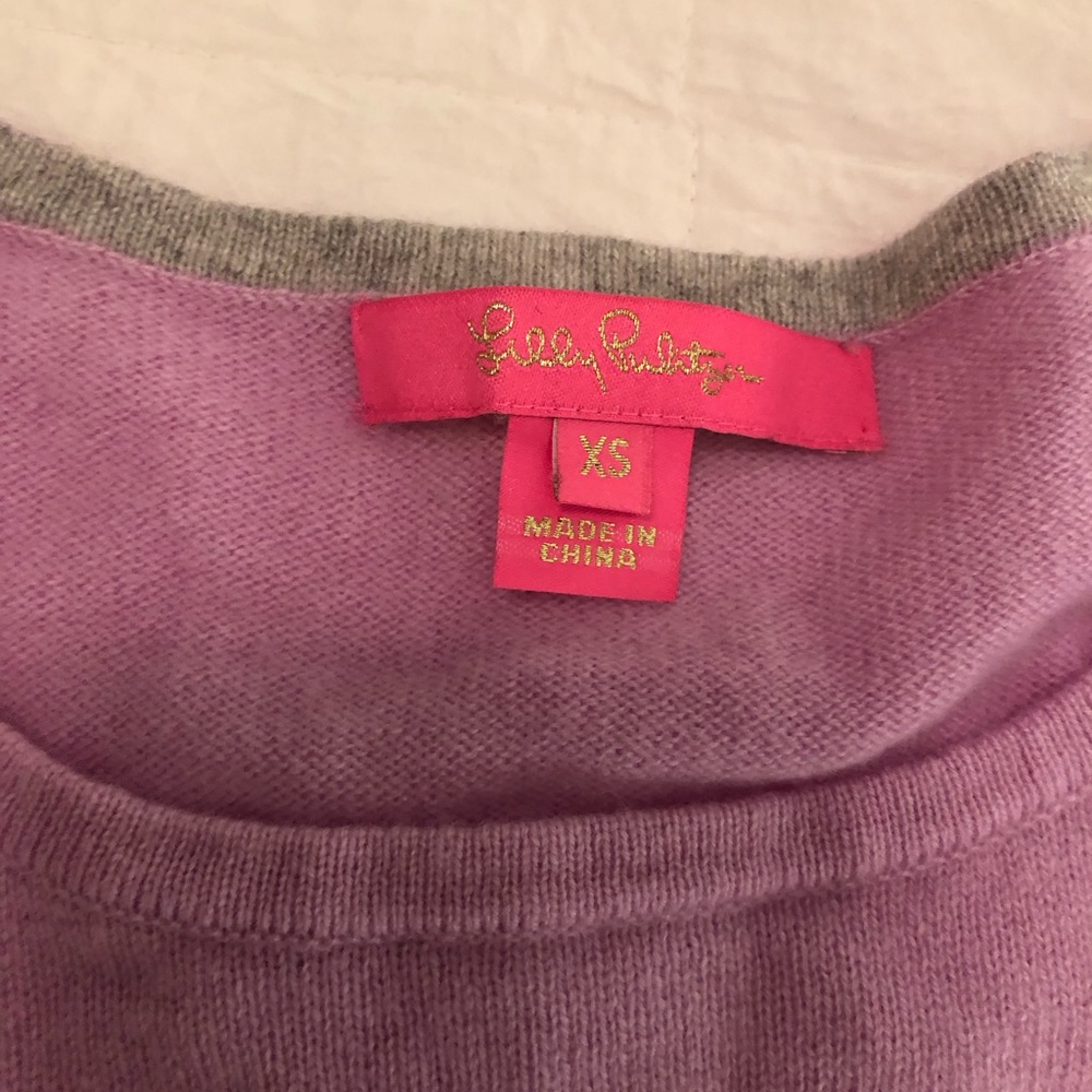 Lily Pulitzer cashmere sweater, EUC - Picture 5 of 7